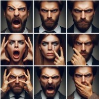 realistic images of people expressing strong emotions through their eyes and impactful gestures to the reader.png